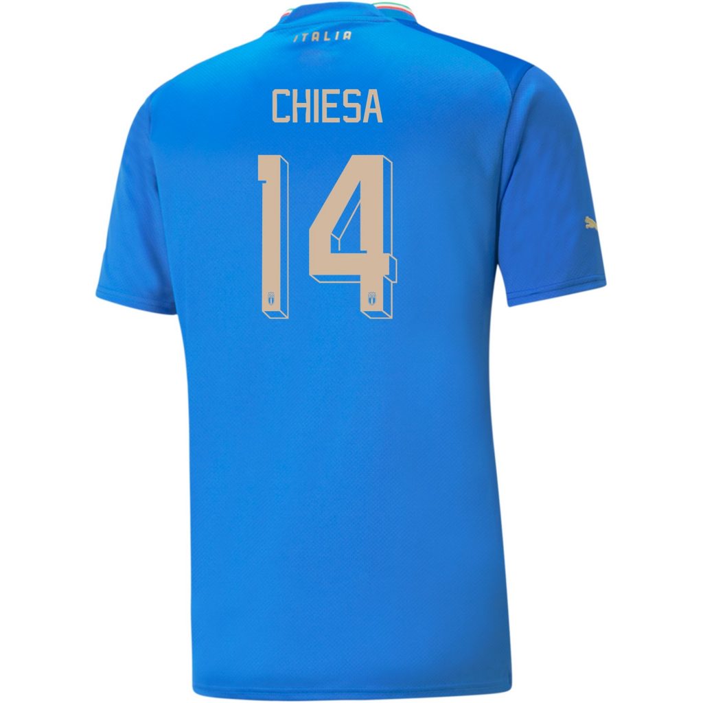 Federico Chiesa Italy Home Jersey By Puma Arena Jerseys