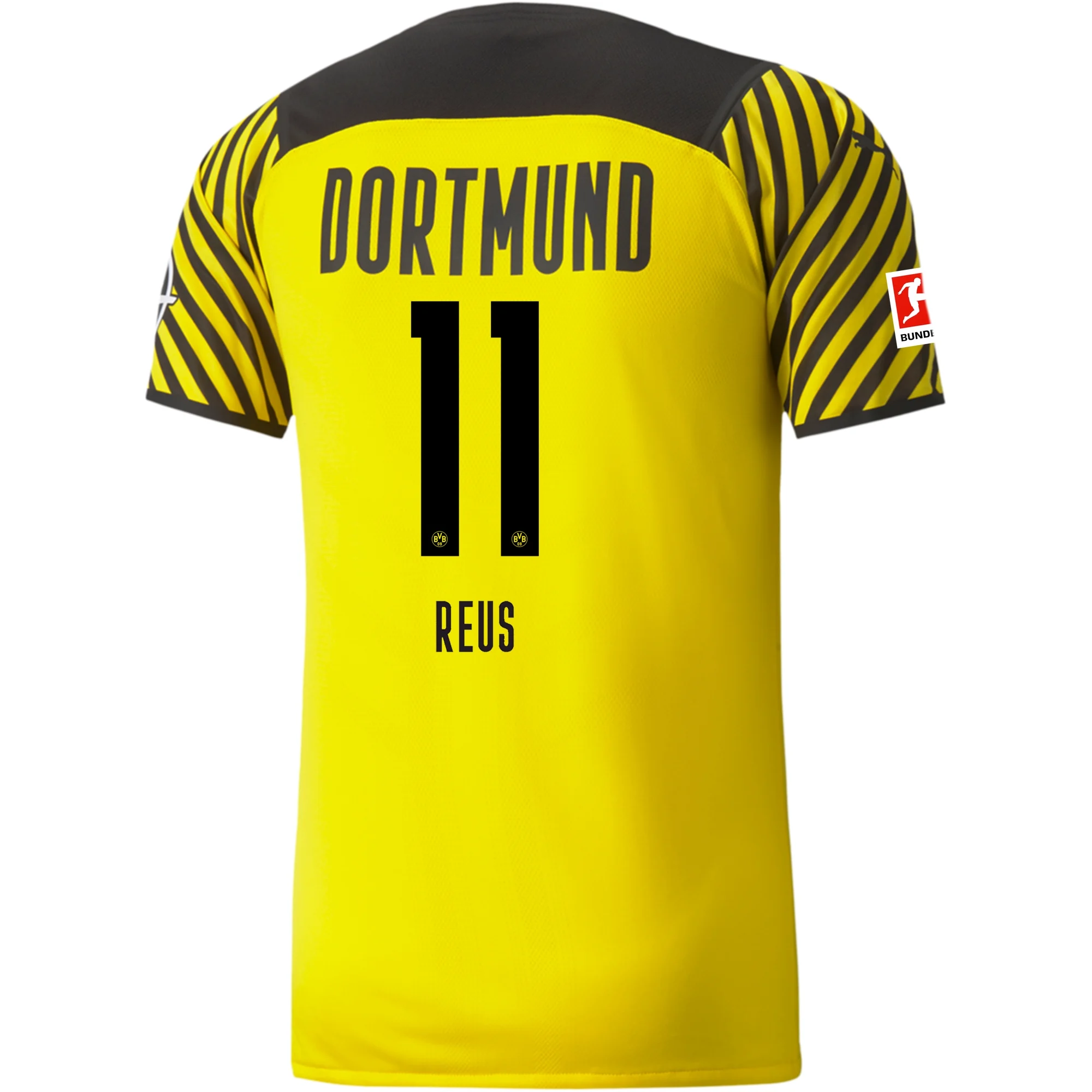 Puma Borussia Dortmund 2022 Home Sponsor Jersey 11 Reus - FutFanatics