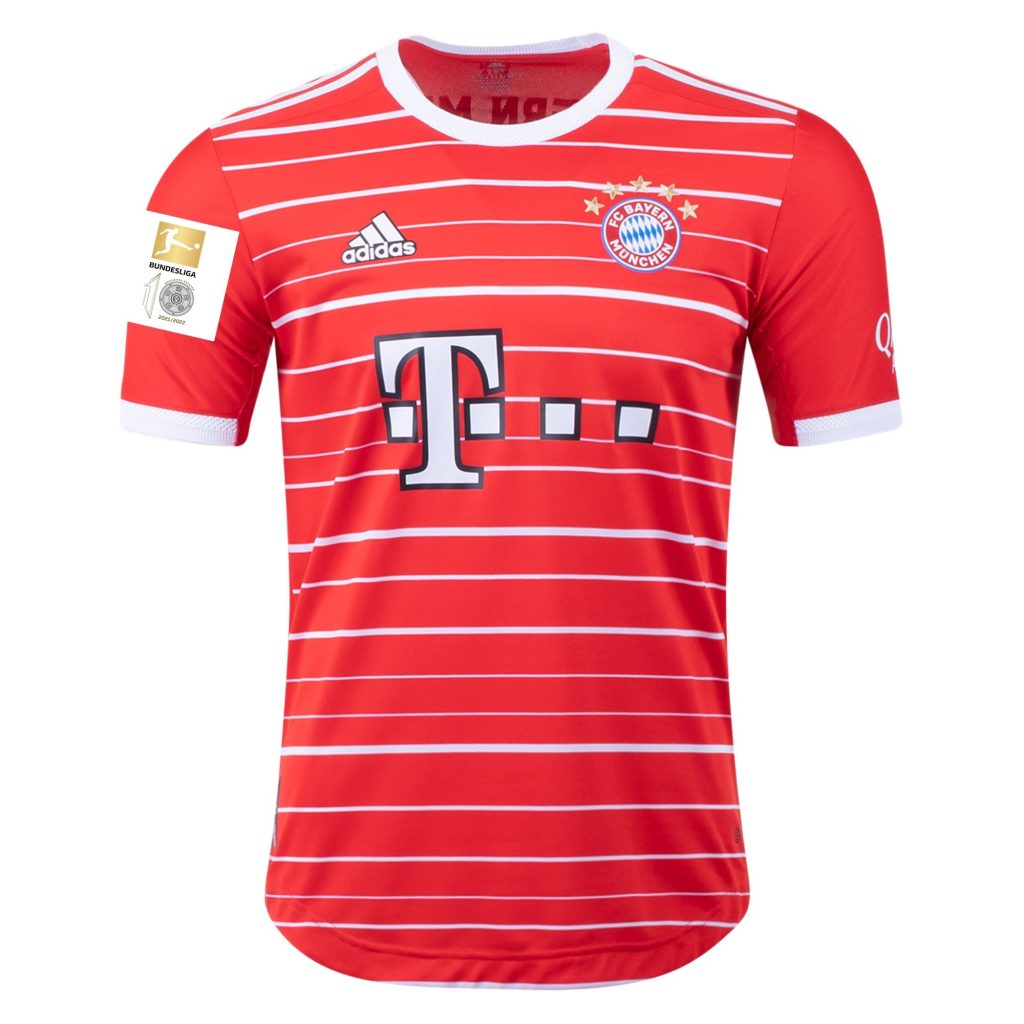 Alphonso Davies Bayern Munich 22/23 Authentic Home Jersey by adidas ...