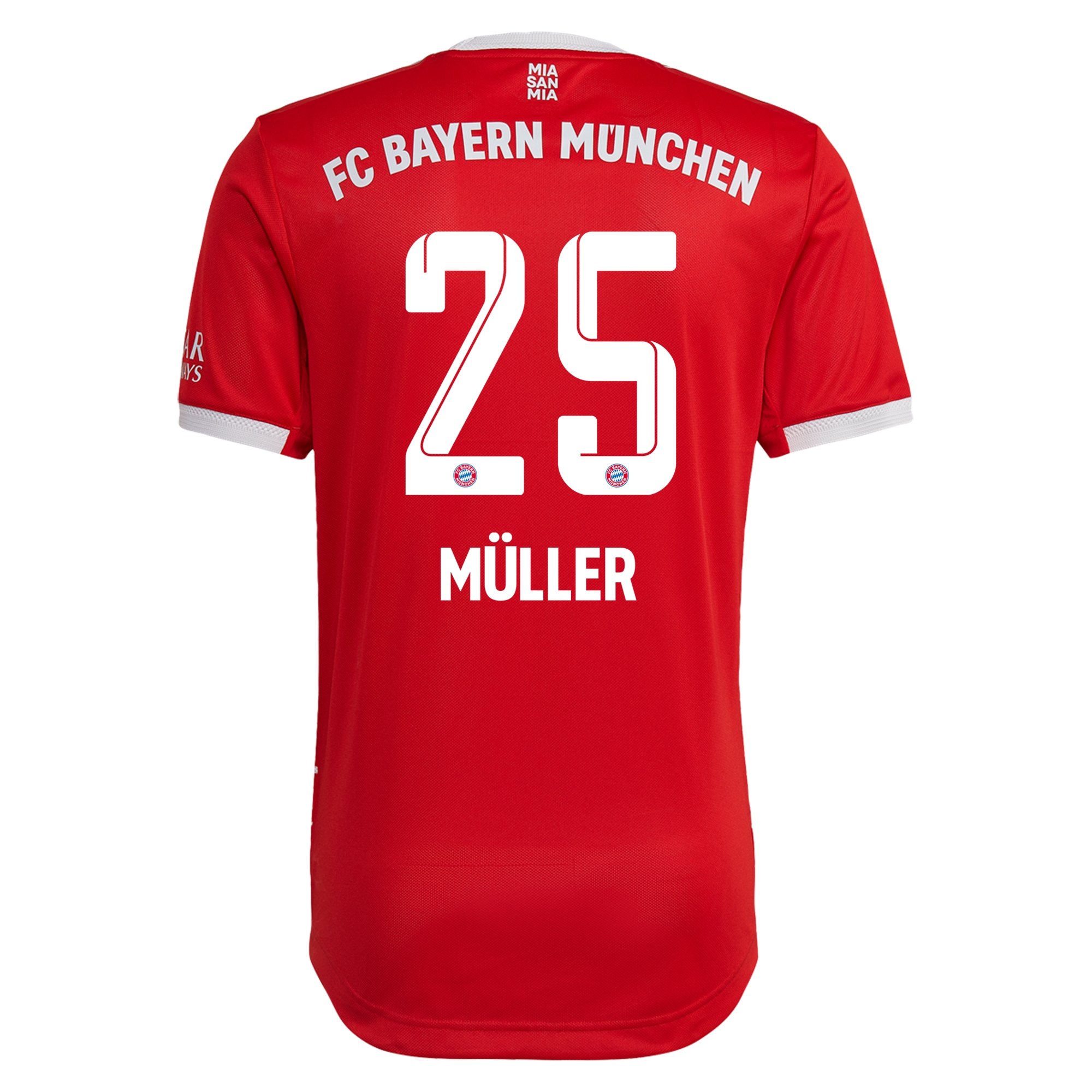 Thomas M Ller Bayern Munich 22 23 Authentic Home Jersey By Adidas   Download 