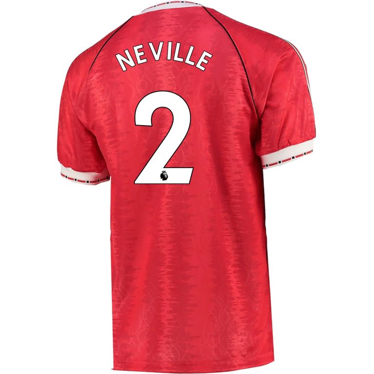 Gary Neville Manchester United Originals 1990 Jersey by adidas - Arena Jerseys