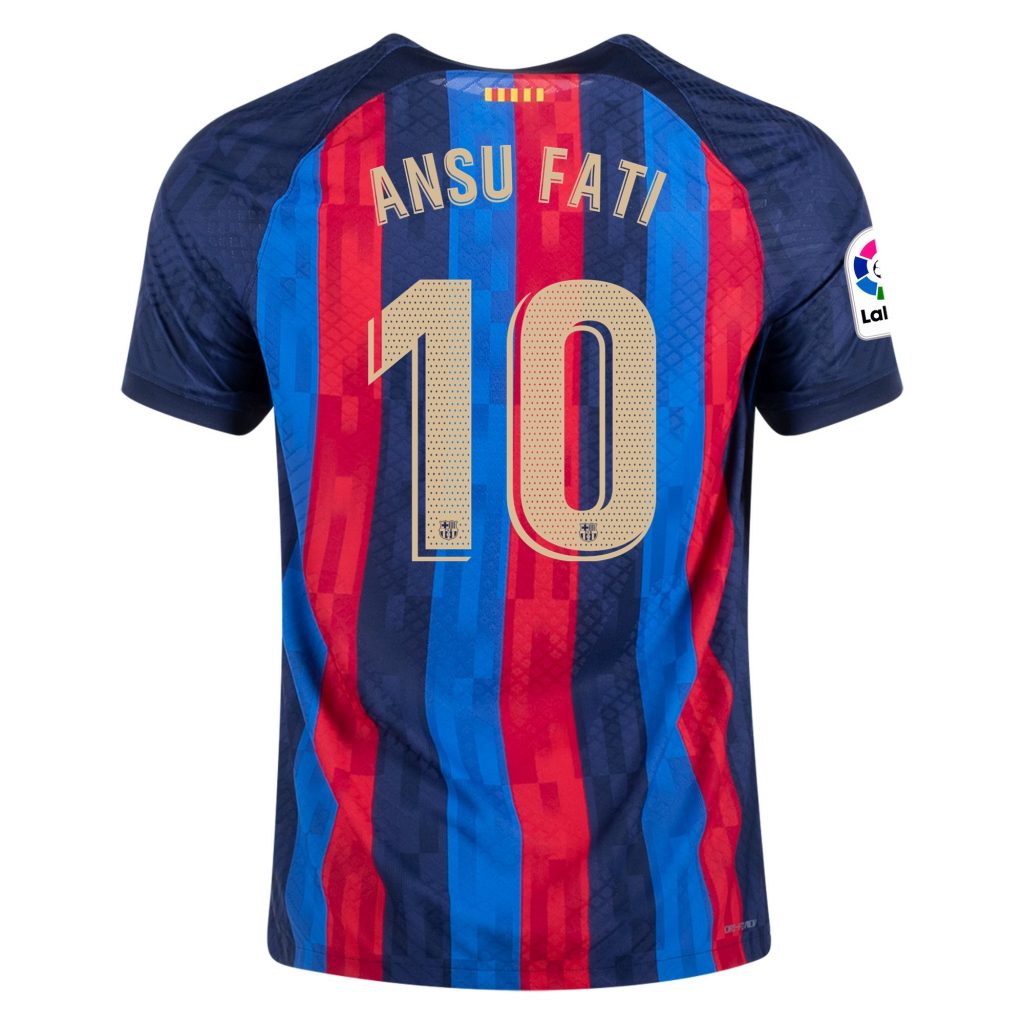 Ansu Fati Barcelona 22/23 Authentic Home Jersey by Nike – Arena Jerseys