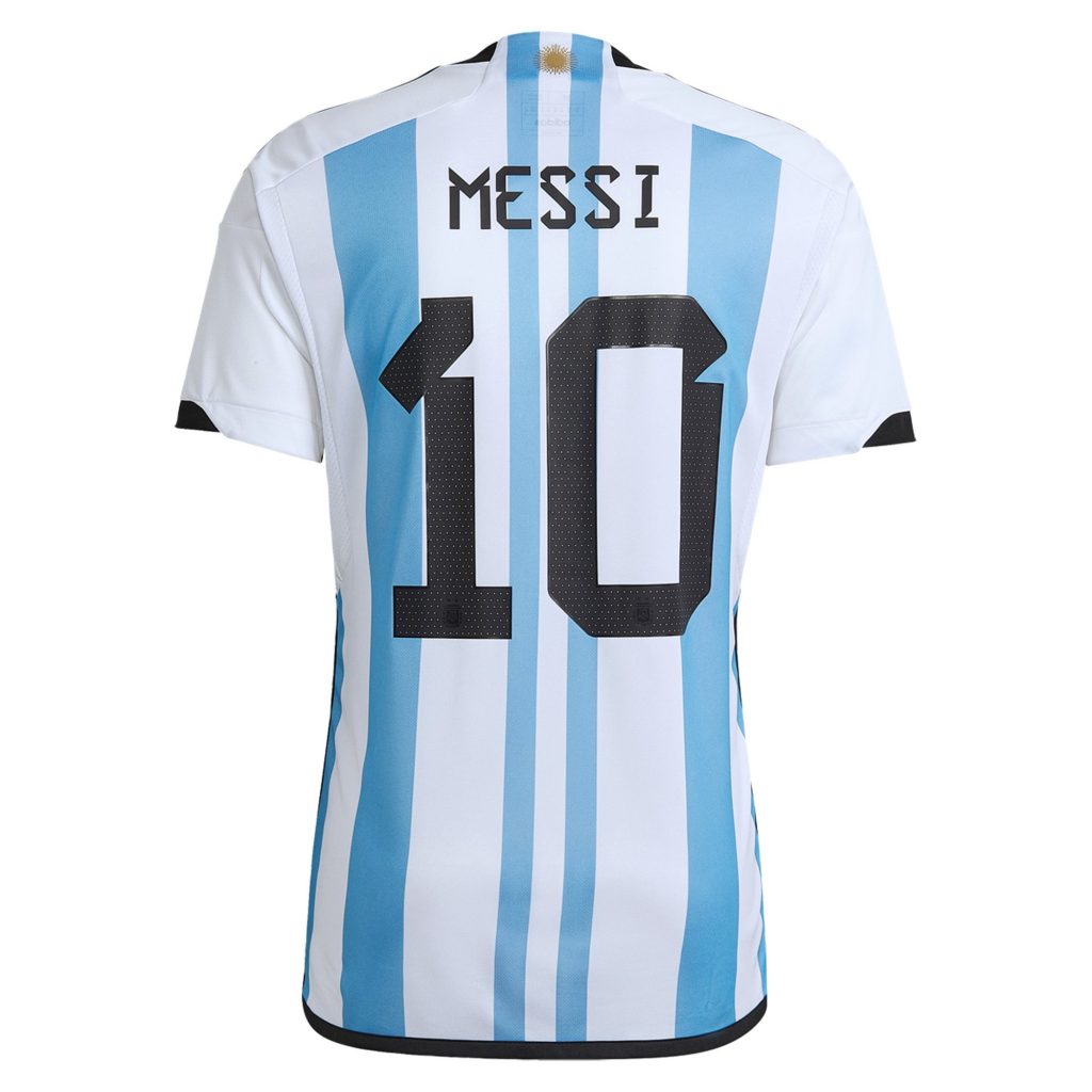 Lionel Messi Argentina 22/23 Home Jersey by adidas Arena Jerseys