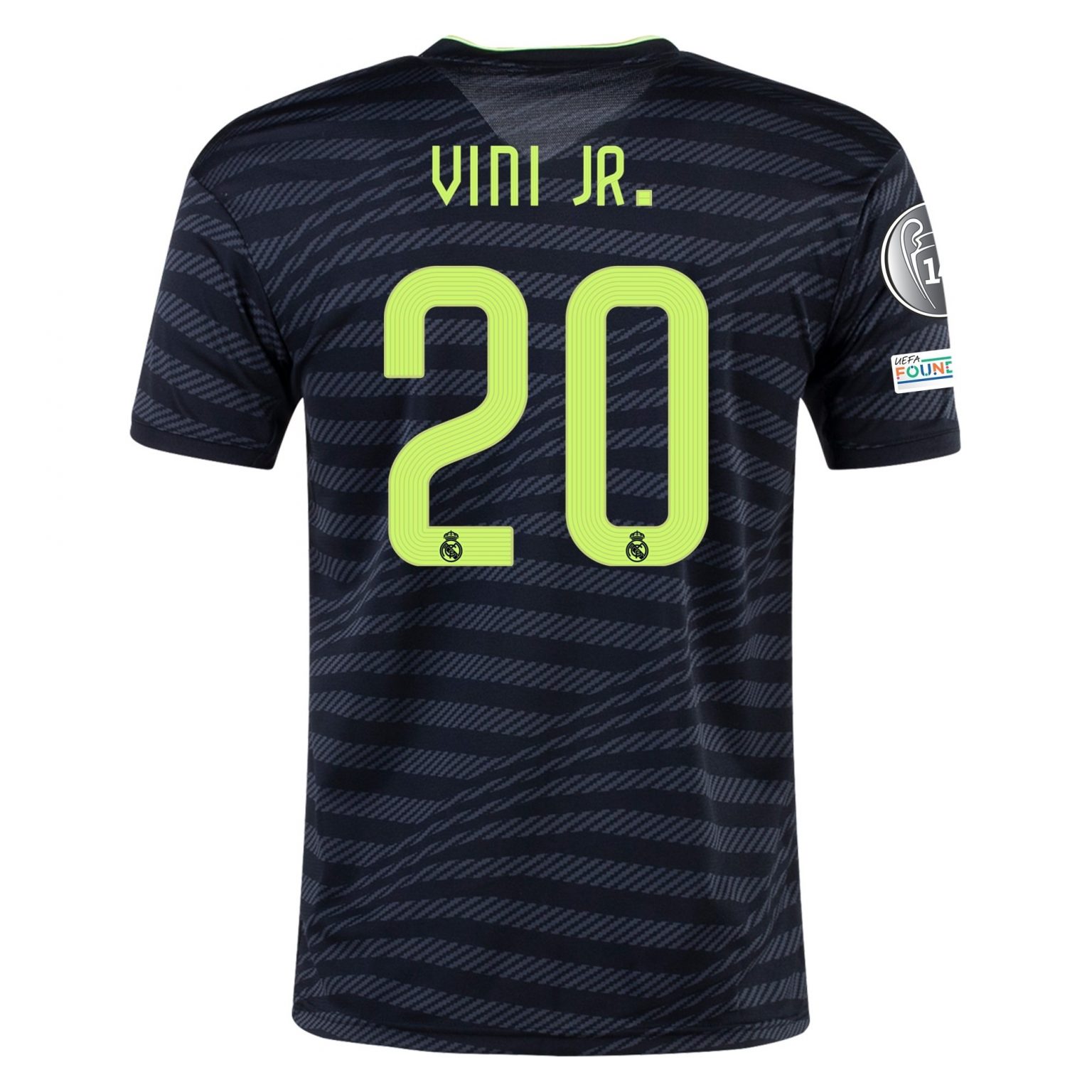 Vinicius Jr. Real Madrid 22/23 UCL Third Jersey by adidas Arena Jerseys