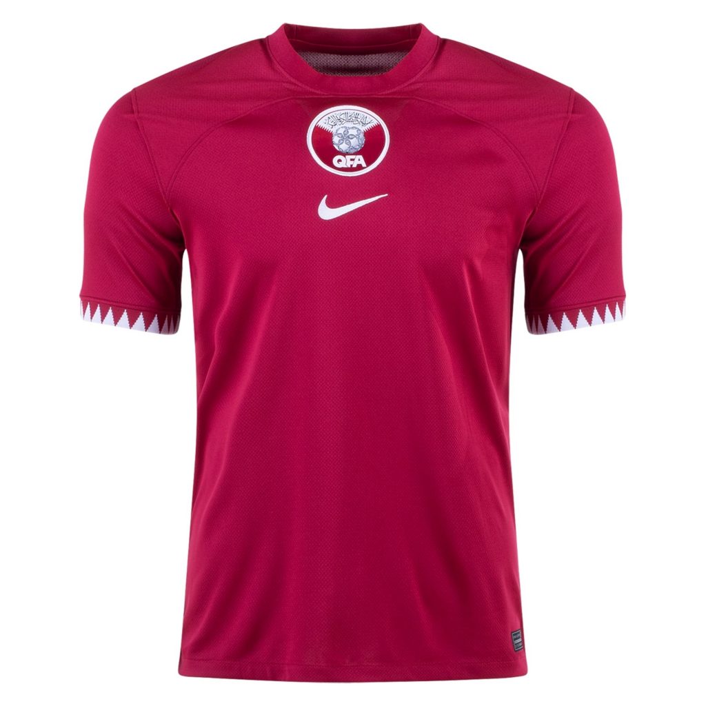 Qatar 22/23 Home Jersey by Nike Arena Jerseys