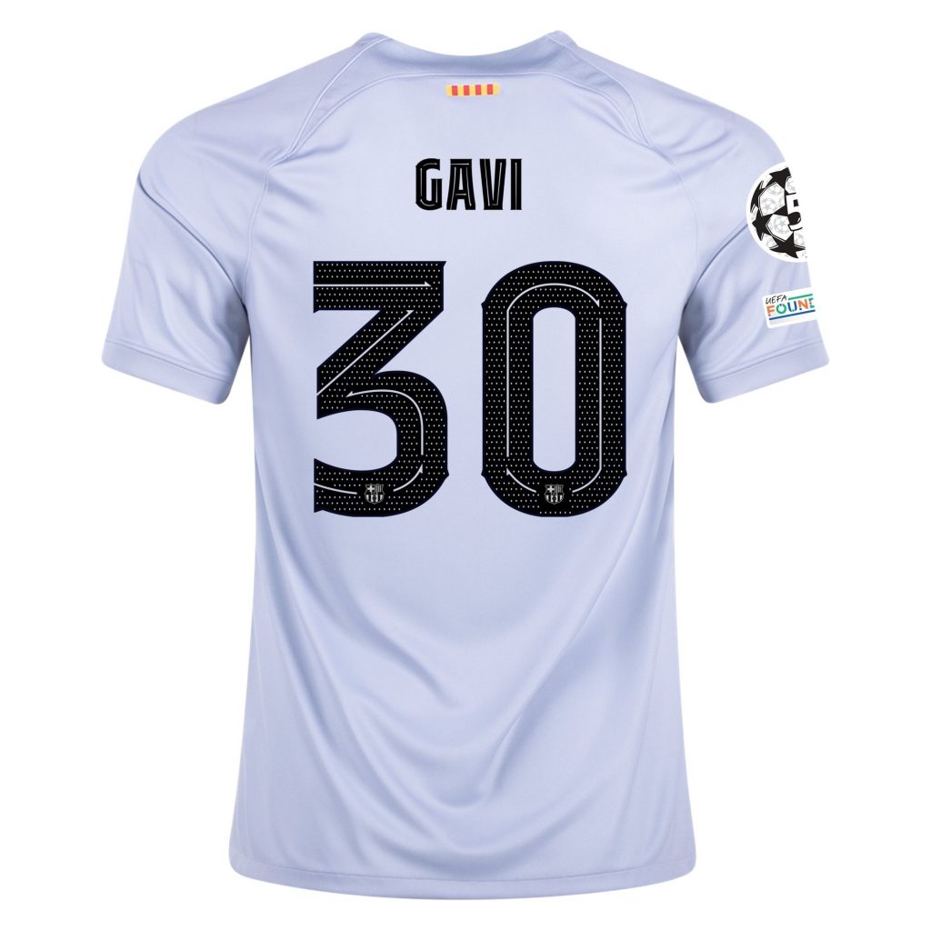Gavi Barcelona 22/23 Third Jersey by Nike Arena Jerseys