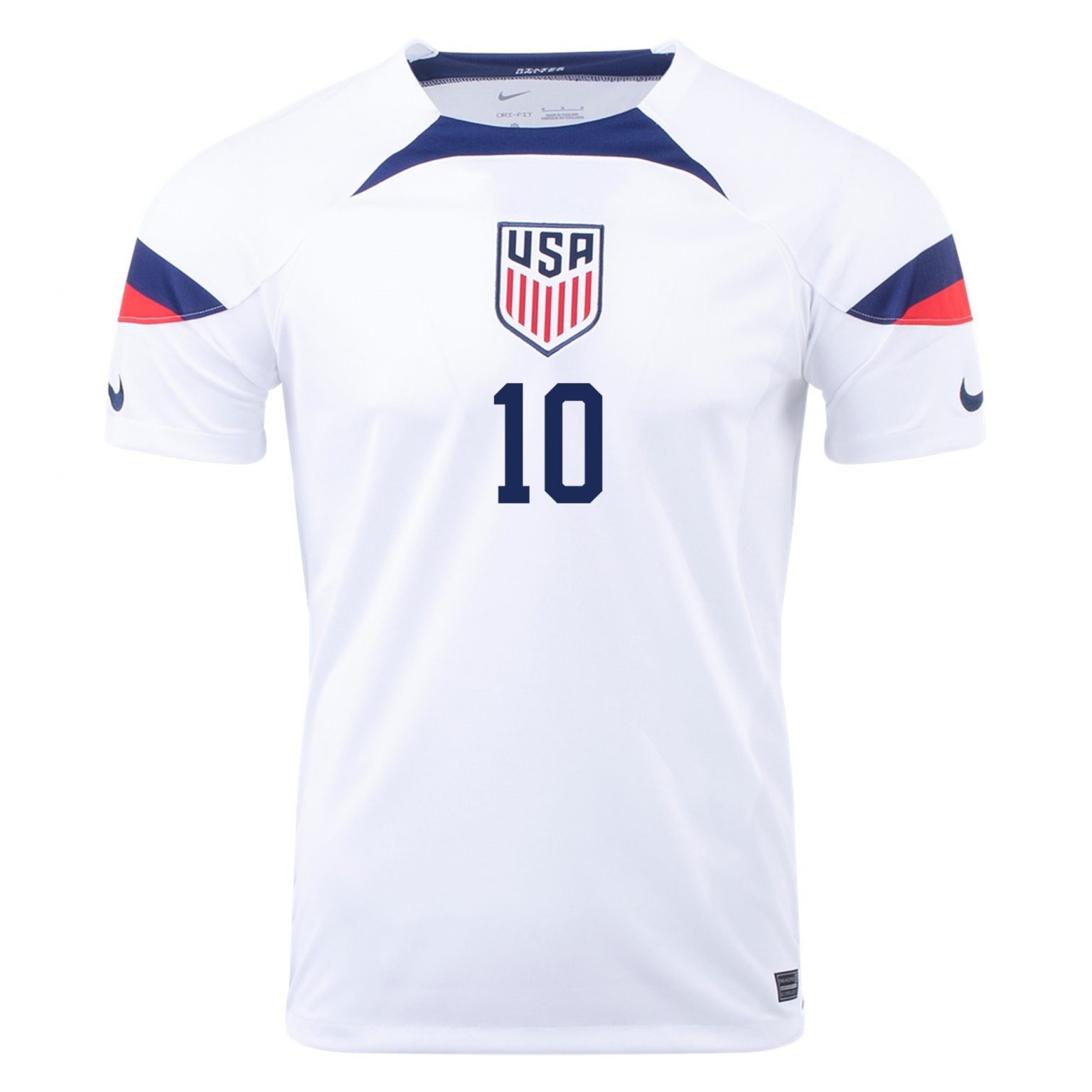 Christian Pulisic USA 22/23 Home Jersey by Nike – Arena Jerseys