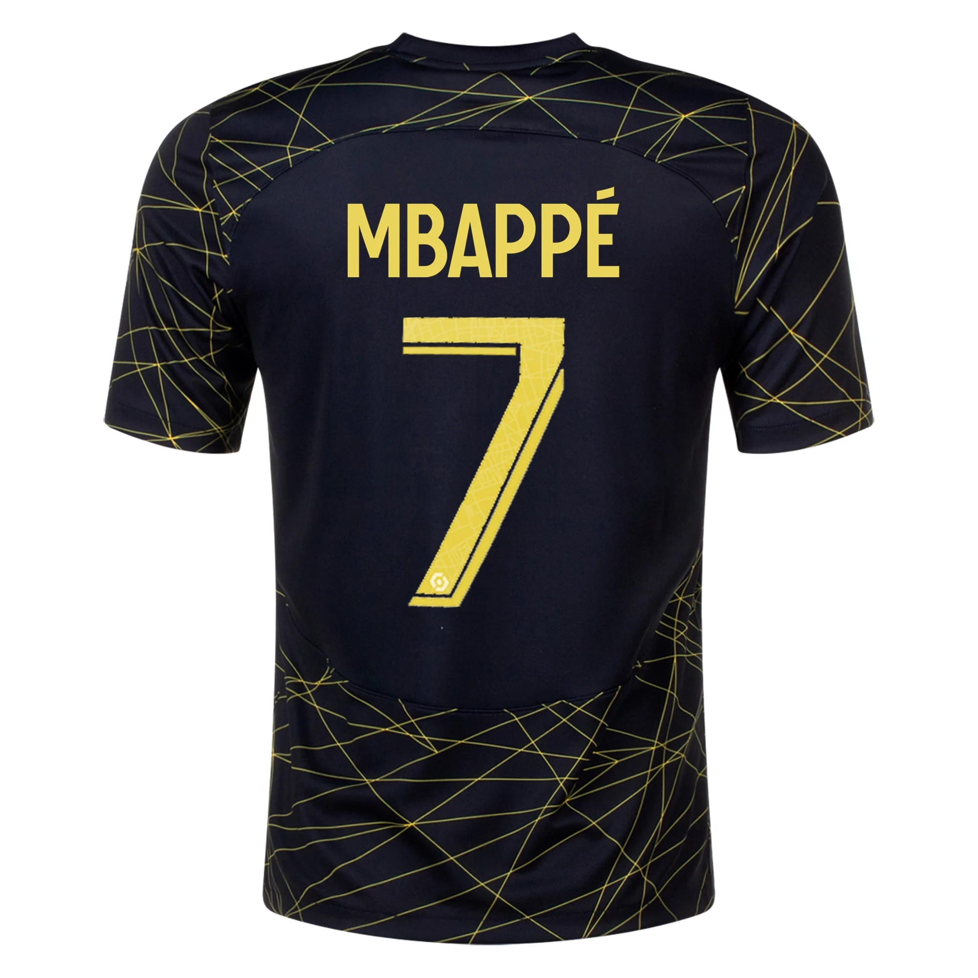 Kylian Mbappé Paris Saint-Germain (PSG) 22/23 Fourth Jersey by