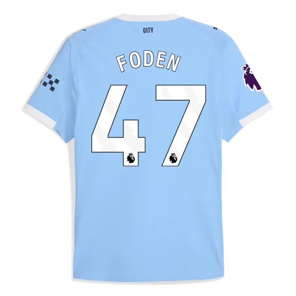 Phil Foden Manchester City 25/26 Authentic Home Jersey by PUMA