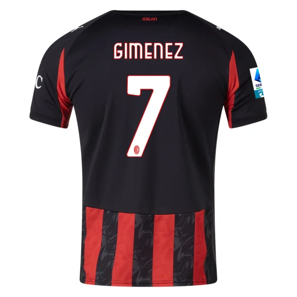 Gimenez AC Milan 25/26 Home Jersey by PUMA