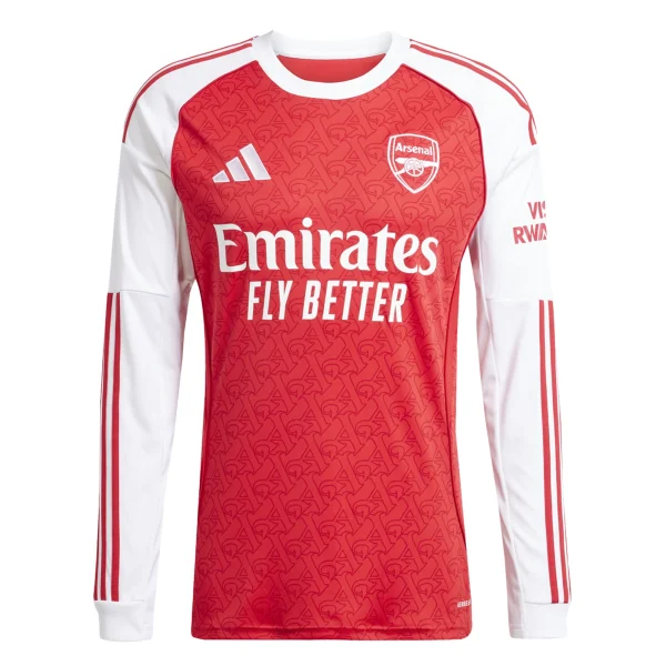Arsenal 25/26 Long Sleeve Home Jersey by adidas
