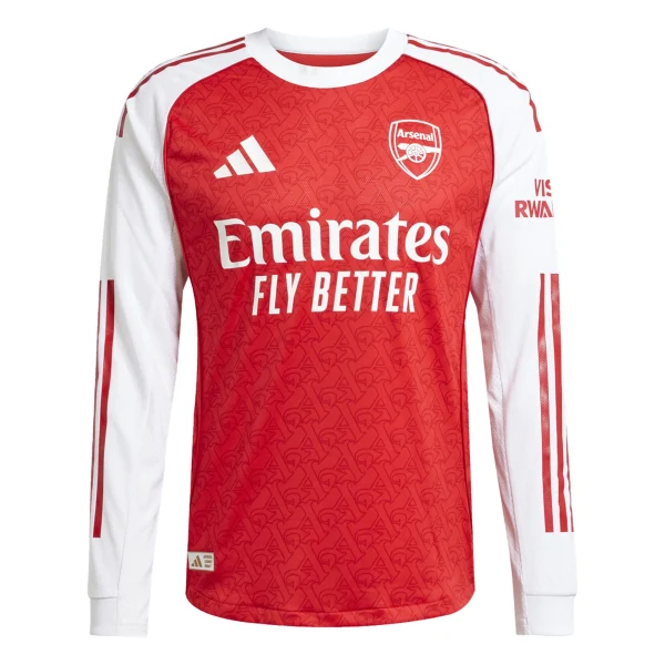Arsenal 25/26 Authentic Long Sleeve Home Jersey by adidas