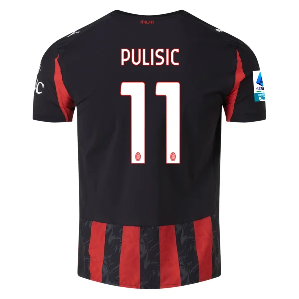 Pulisic AC Milan 25/26 Authentic Home Jersey by PUMA