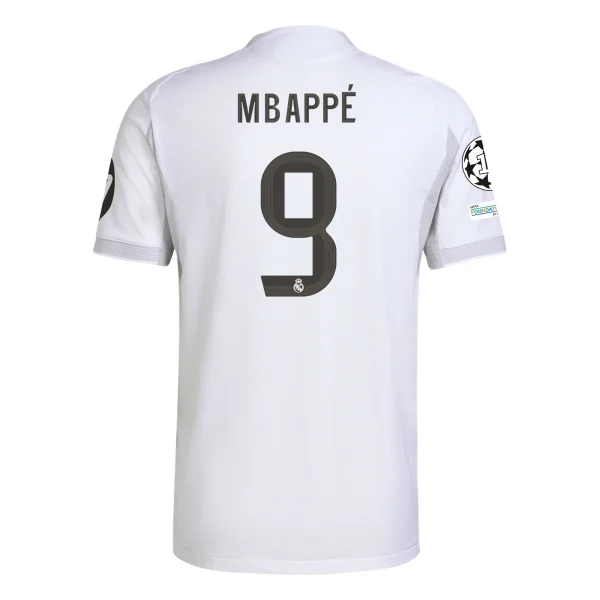 Kylian Mbappé Real Madrid 25/26 Authentic Home Jersey by adidas