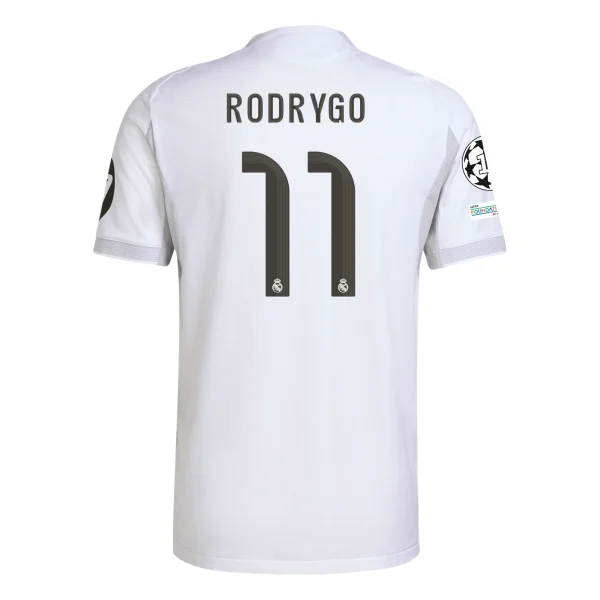 Rodrygo Real Madrid 25/26 Authentic Home Jersey by adidas