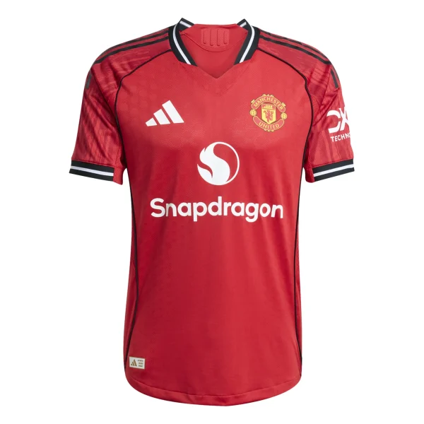 Manchester United 25/26 Authentic Home Jersey by adidas