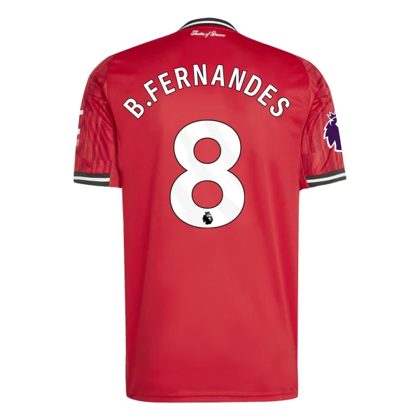 Bruno Fernandes Manchester United 25/26 Home Jersey by adidas