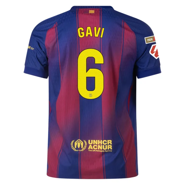 Gavi Barcelona 25/26 Authentic Home Jersey by Nike