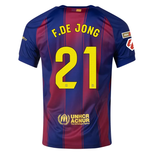 Frenkie de Jong Barcelona 25/26 Home Jersey by Nike