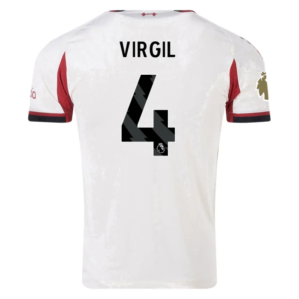 Virgil van Dijk Liverpool 25/26 Authentic Away Jersey by adidas