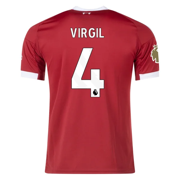 Virgil van Dijk Liverpool 25/26 Home Jersey by adidas