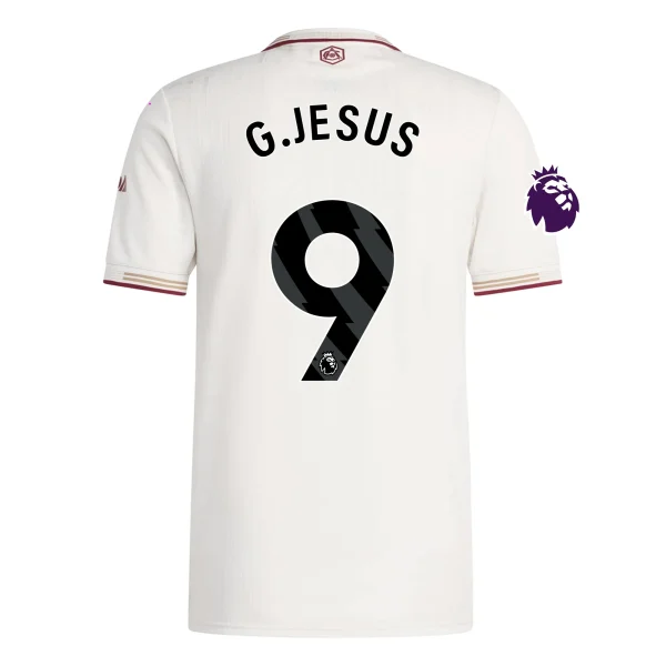 Gabriel Jesus Arsenal 25/26 Authentic Third Jersey by adidas