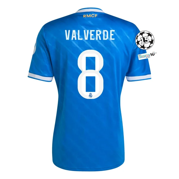 Federico Valverde Real Madrid 25/26 Third Jersey by adidas