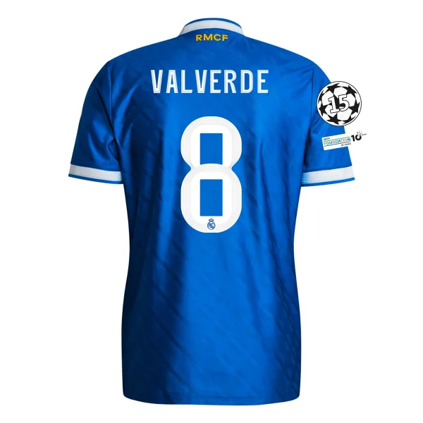 Federico Valverde Real Madrid 25/26 Authentic Third Jersey by adidas