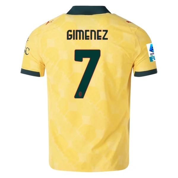 Santiago Giménez AC Milan 25/26 Authentic Third Jersey by PUMA