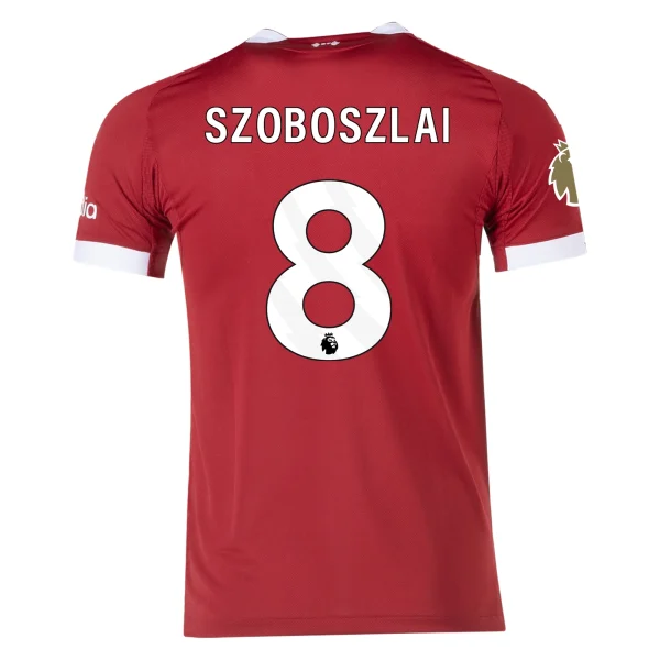 Dominik Szoboszlai Liverpool 25/26 Authentic Home Jersey by adidas