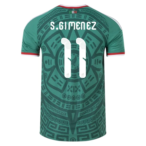 Santiago Giménez Mexico 26/27 Authentic Home Jersey by adidas