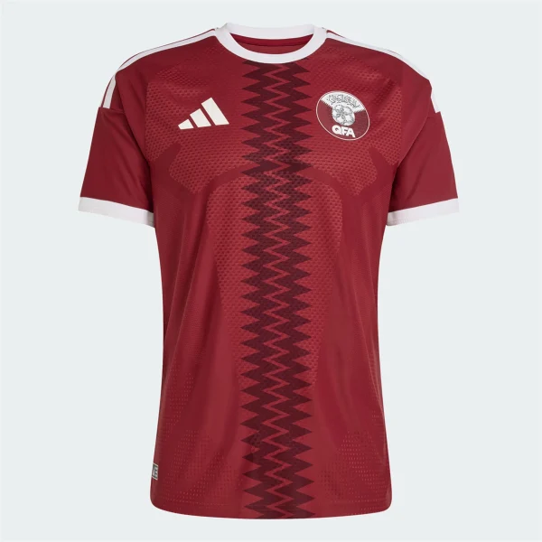 Qatar 26/27 Authentic Home Jersey by adidas