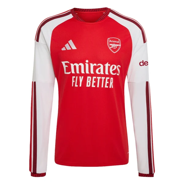 Arsenal 26/27 Long Sleeve Home Jersey by adidas