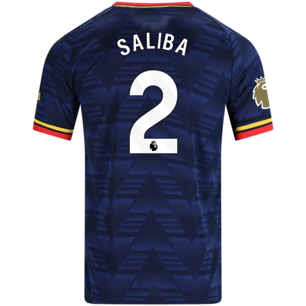 William Saliba Arsenal 26/27 Authentic Away Jersey by adidas