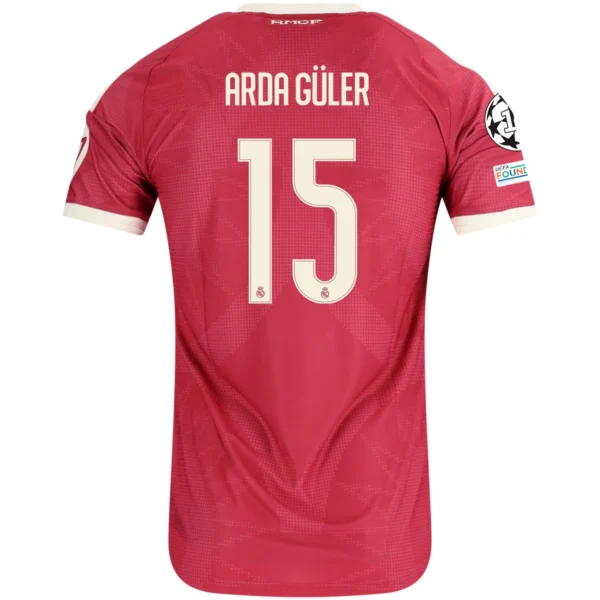 Arda Guler Real Madrid 26/27 Authentic Third Jersey by adidas