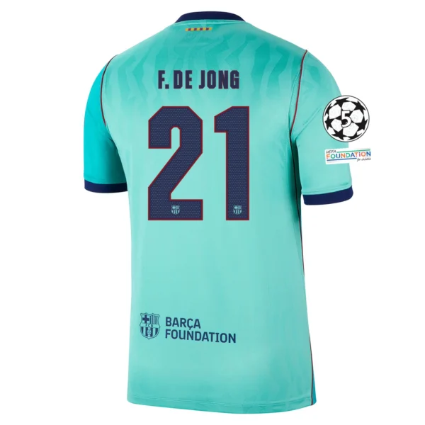 Frenkie de Jong Barcelona 26/27 UCL Third Jersey by Nike