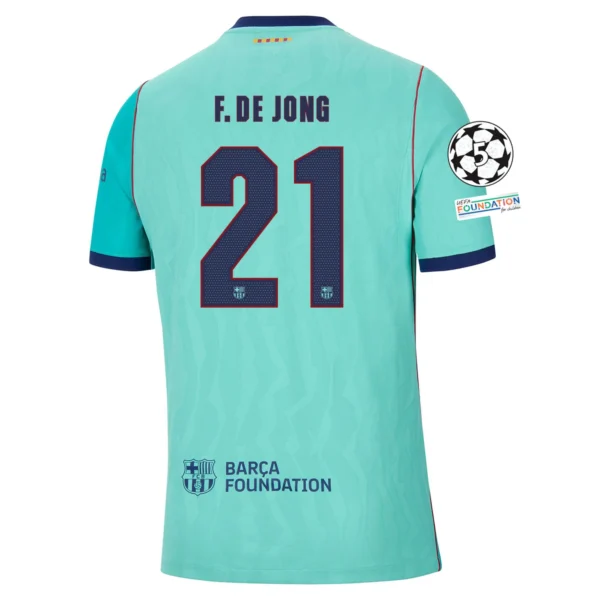 Frenkie de Jong Barcelona 26/27 Authentic UCL Third Jersey by Nike